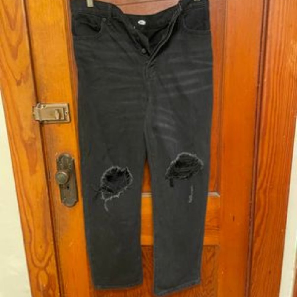 Gently Loved | Black | High Waisted Jeans | Black Denim
